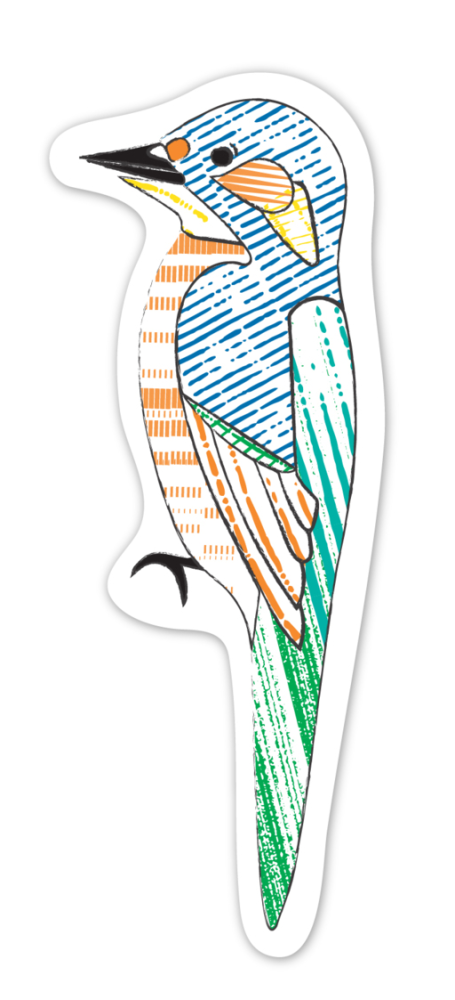 Set pictura cu apa - semne de carte Pasari, colectia Creatii Naturale [3]