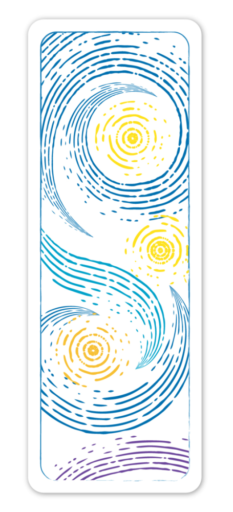 Set pictura cu apa - semne de carte Spatiu, colectia Creatii Naturale [4]