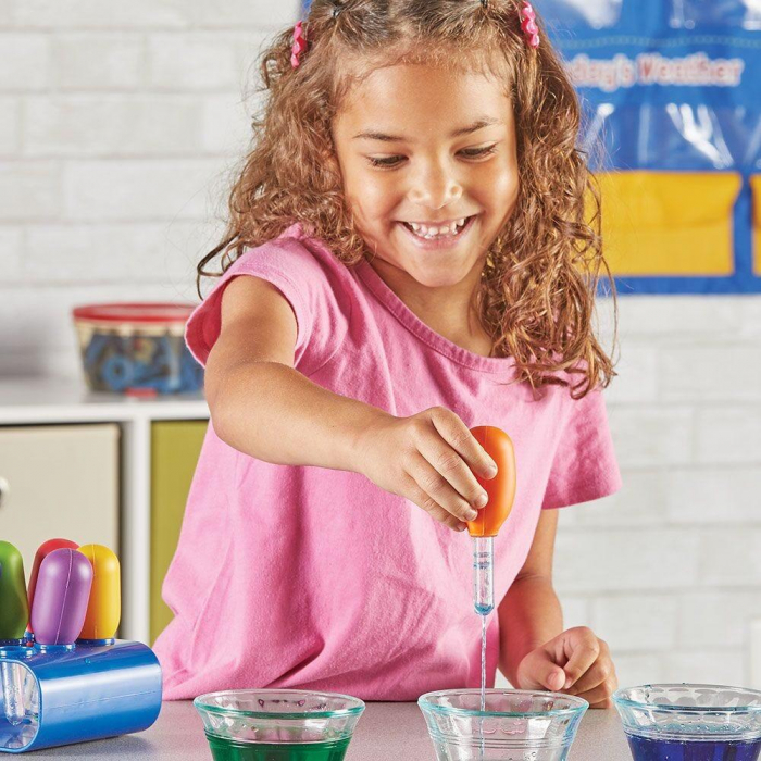Set pipete Jumbo, Learning Resources, 2-3 ani + [6]