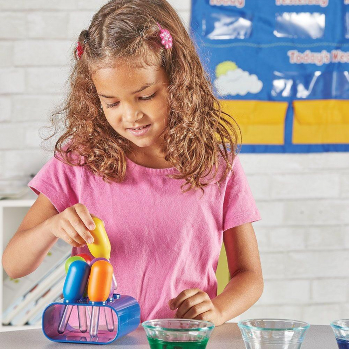 Set pipete Jumbo, Learning Resources, 2-3 ani + [7]