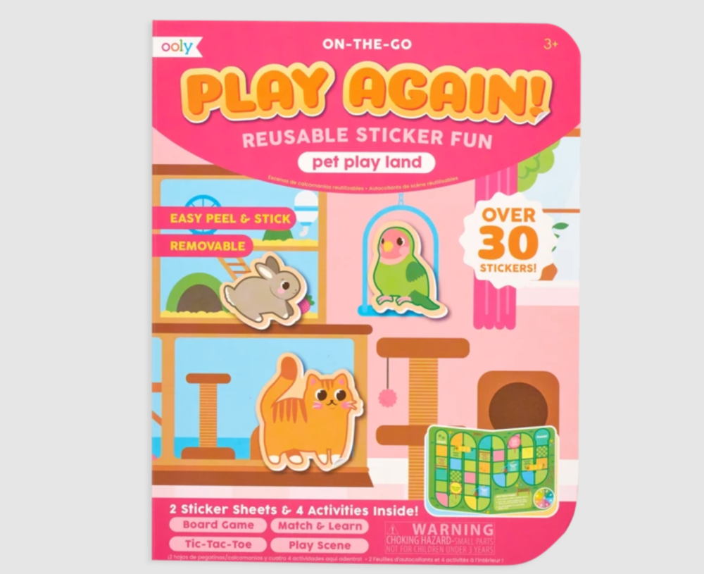 Set planse si jocuri cu abtibilduri repozitionabile - Animale prietenoase [1]