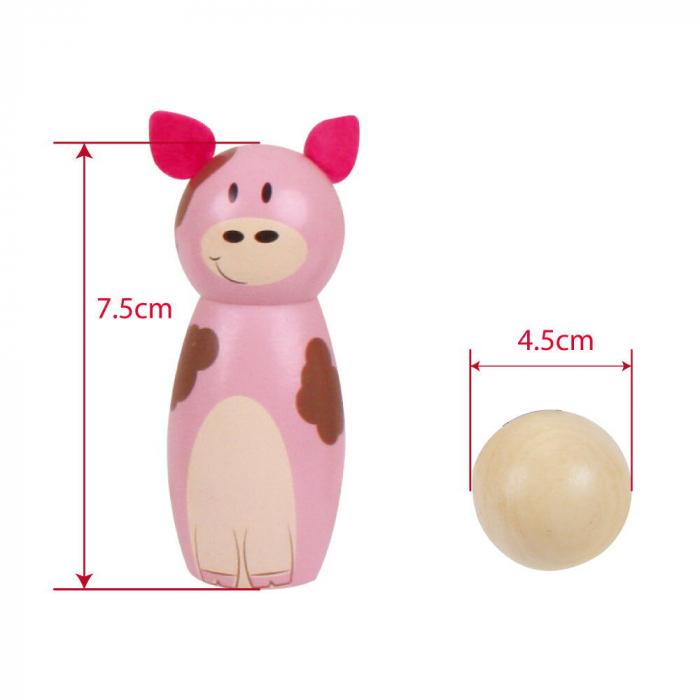 Set popice - Animale de la ferma, BIGJIGS Toys, 2-3 ani + [2]