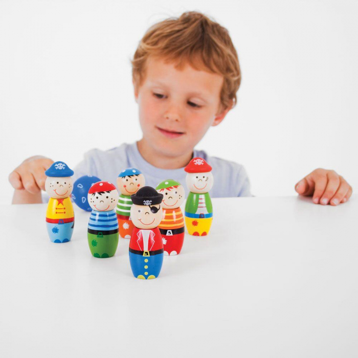 Set popice - Pirati, BIGJIGS Toys, 2-3 ani + [7]