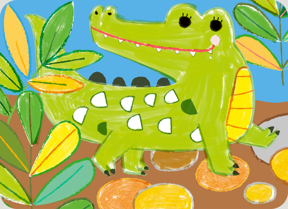 Set portabil de pictura cu gel Haku Yoka - Animale [8]