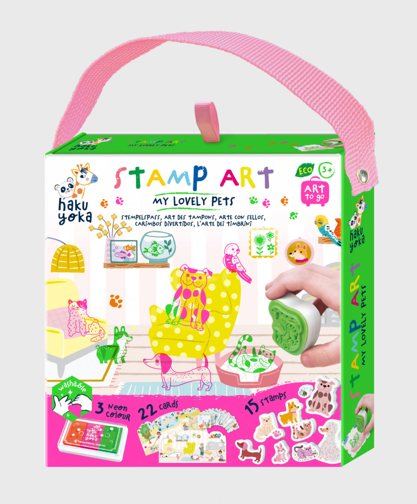 Set portabil de stampile Haku Yoka - Animalutele mele dragi [1]