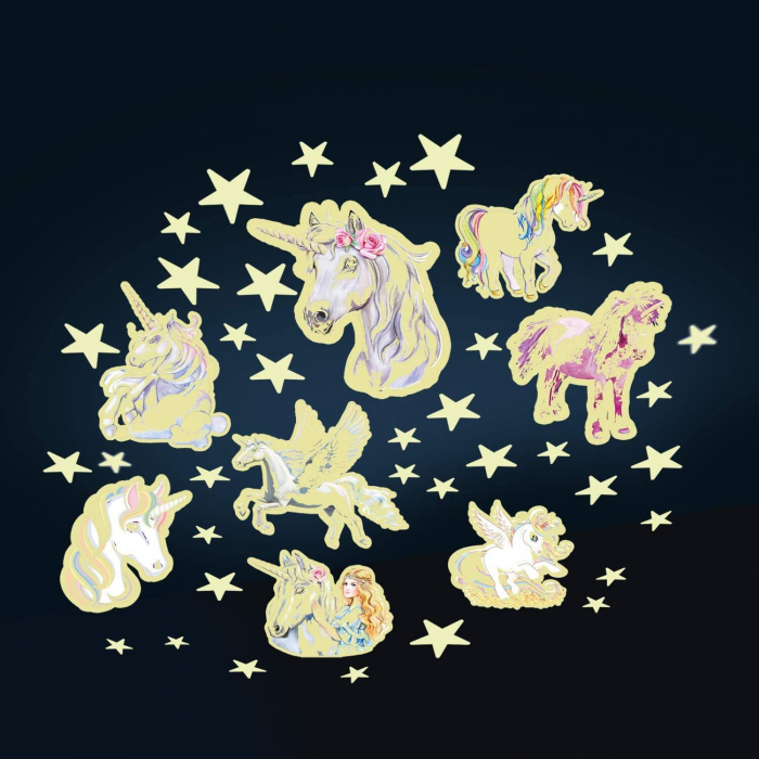Set reflectorizant - Unicorni si stele, Brainstorm, 2-3 ani + [2]