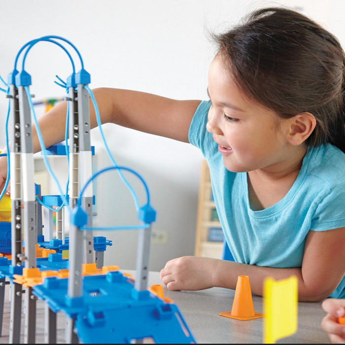 Set STEM - Construieste oraselul, Learning Resources, 4-5 ani + [3]