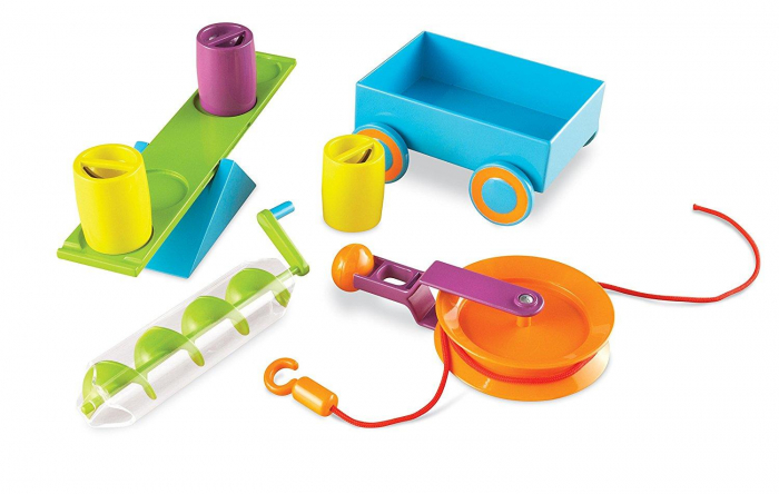 Set STEM - Mecanisme simple, Learning Resources, 4-5 ani + [2]