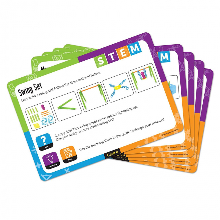 Set STEM - Parcul de distractii, Learning Resources, 4-5 ani + [5]