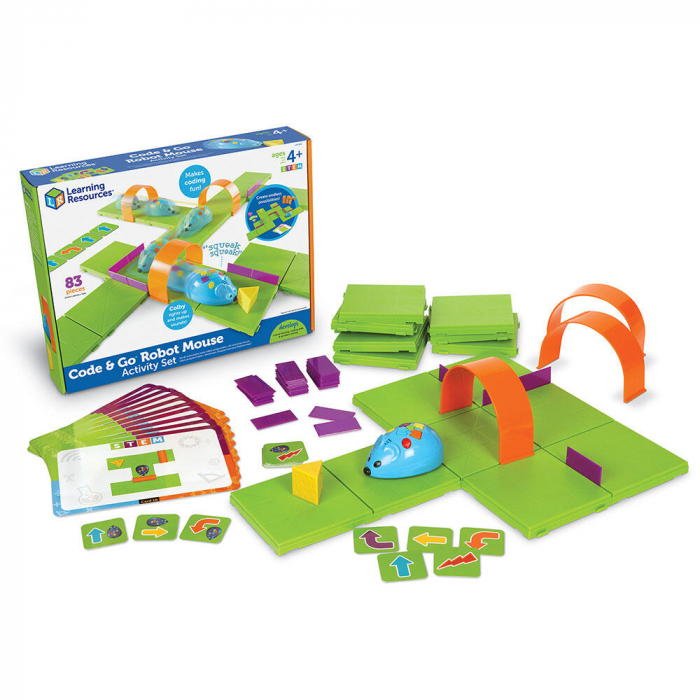 Set STEM - Robotul soricel, Learning Resources, 4-5 ani + [18]