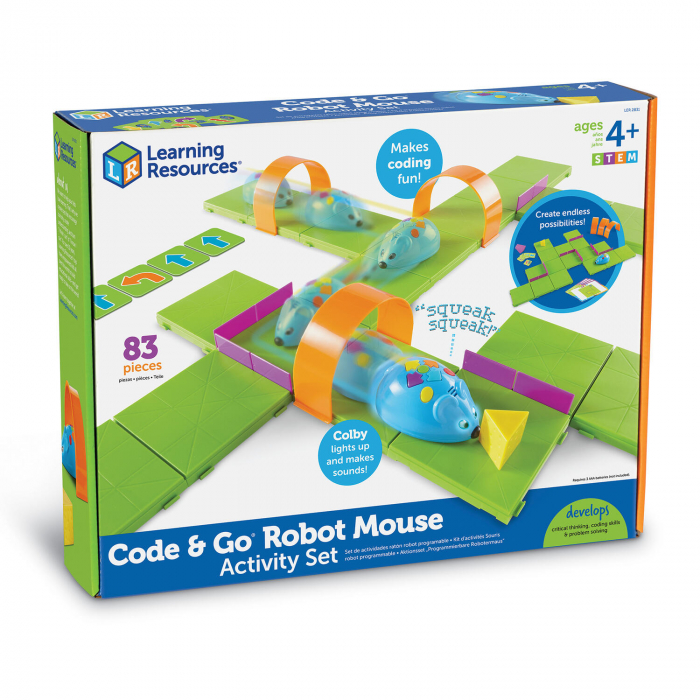 Set STEM - Robotul soricel, Learning Resources, 4-5 ani + [13]