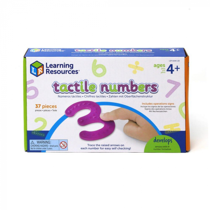 Set tactil - Cifre si operatii, Learning Resources, 4-5 ani + [7]