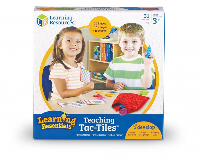 Set tactil - Texturi si forme, Learning Resources, 2-3 ani + [2]