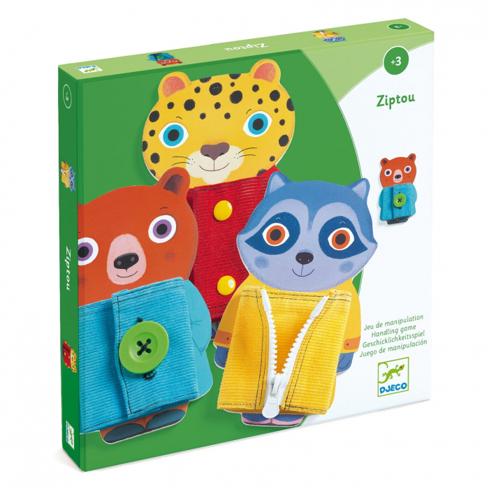 Sisteme de Inchidere Djeco, Haine colorate, 2-3 ani + [3]