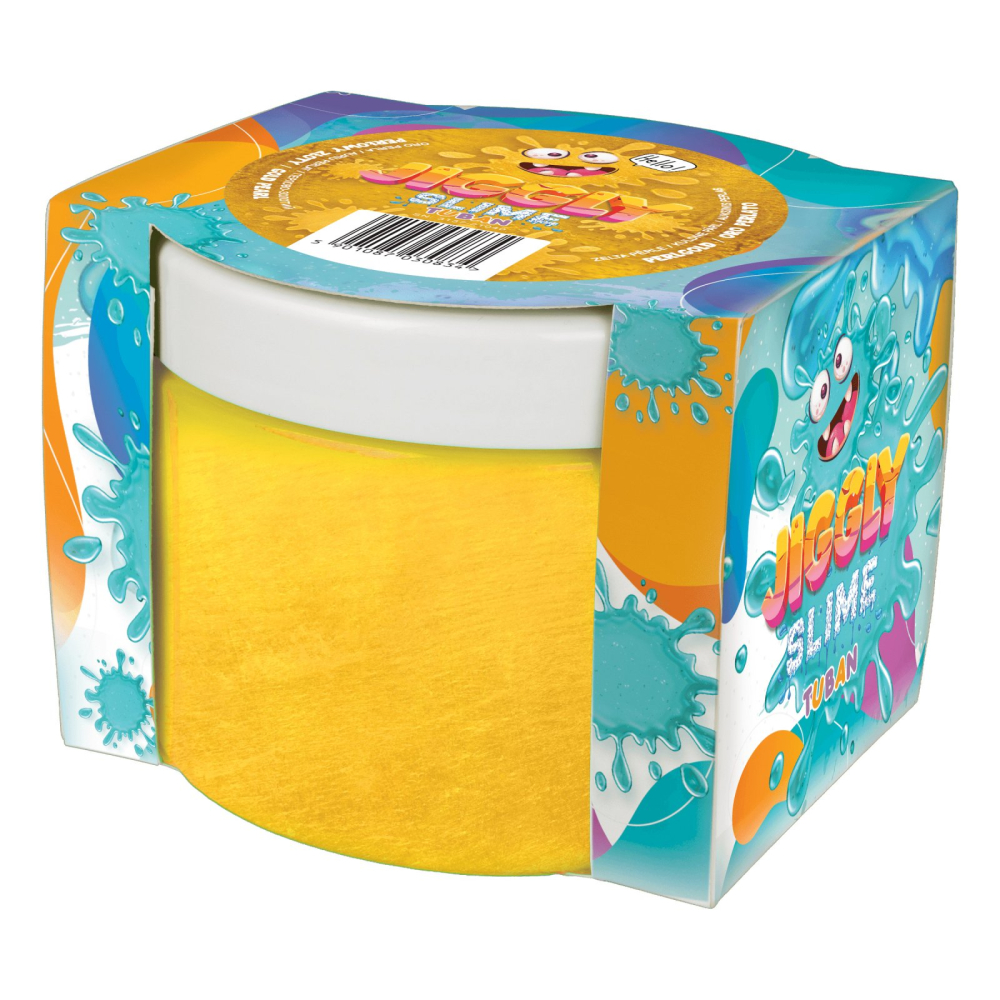 Slime in cutie JIGGLY SLIME, auriu perlat, 500 g [1]