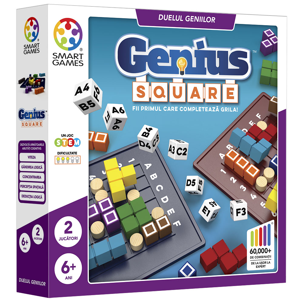 Nou Smart Games Genius Square, editie lb.romana