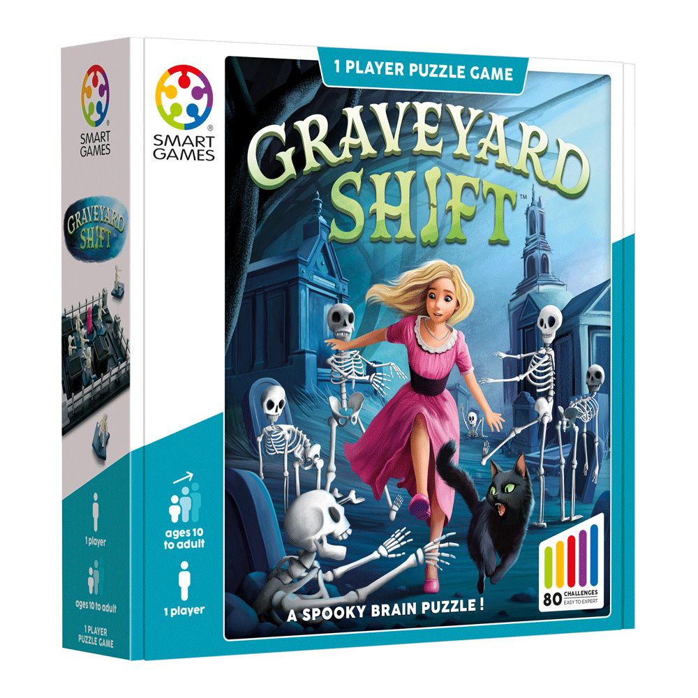 Smart Games - Graveyard Shift, joc de logica cu 80 de provocari, 10+ ani [1]