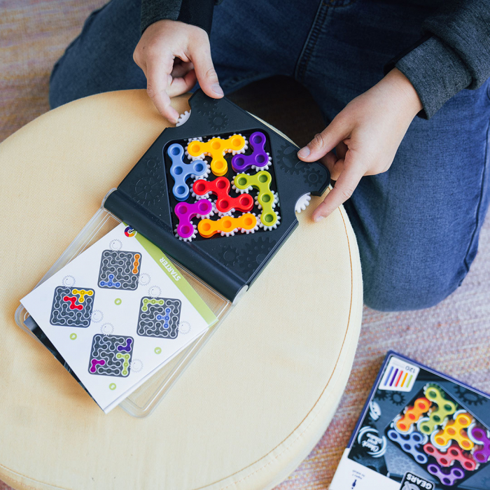 Smart Games - IQ Gears, joc de logica cu 120 de provocari, 7ani+ [3]