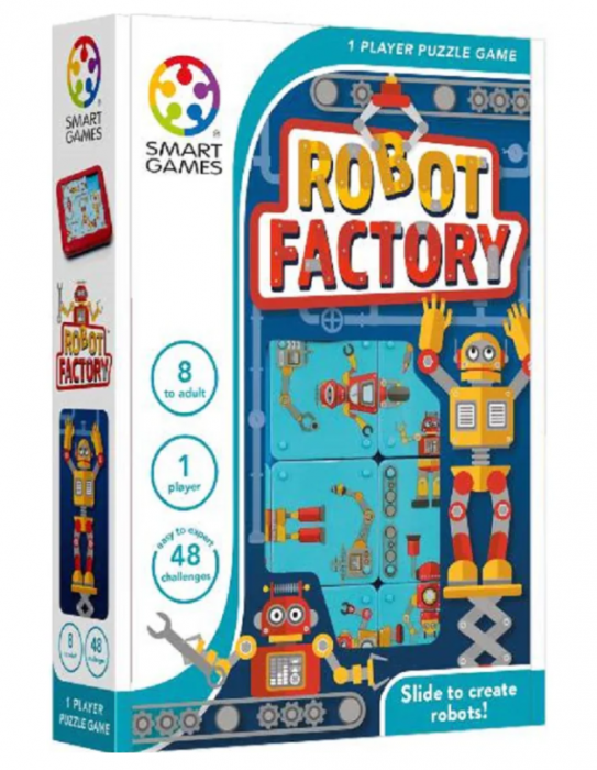 Smart Games Robot Factory, joc de logica 48 de…