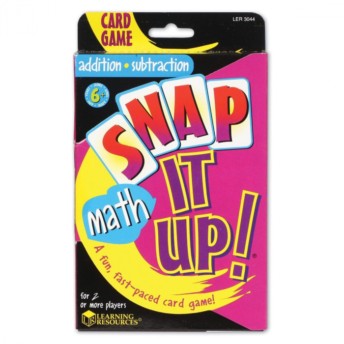 Snap It Up!® - Joc pentru adunari si scaderi, Learning Resources, 6-7 ani + [4]