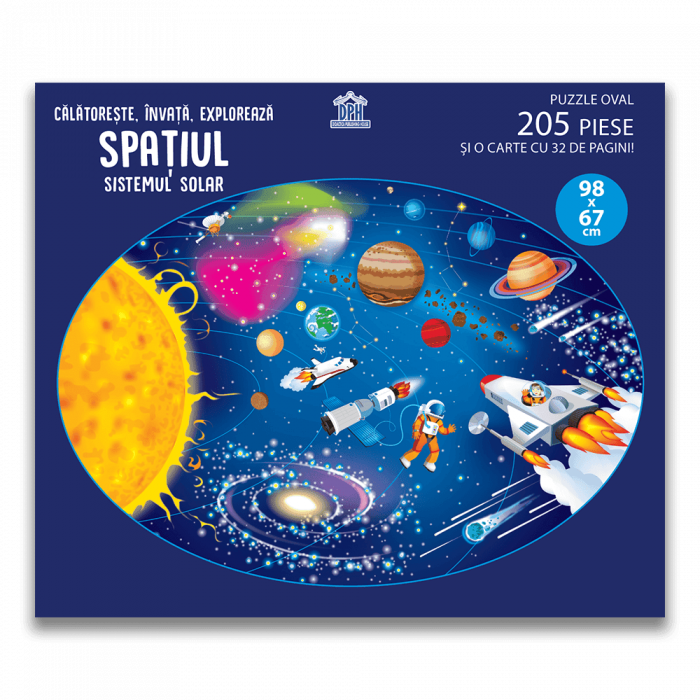 Spațiul, Sistemul Solar - Călătorește, Învață, Explorează, DPH, 6-7 ani + [2]