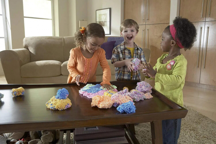 Spuma de modelat cu sclipici Playfoam™ - Set 4 culori, Educational Insights, 2-3 ani + [3]