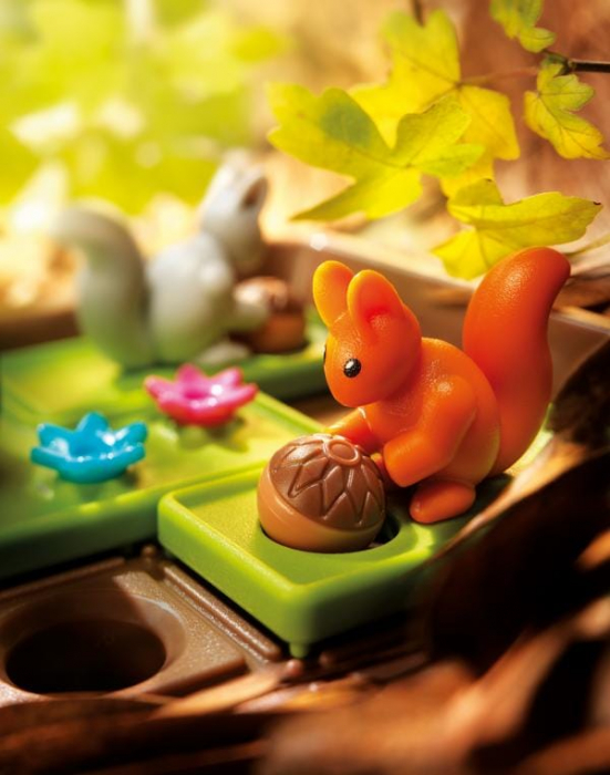 Smart Games - Squirrels Go Nuts!, joc de logica cu 60 de provocari, 6+ ani [3]