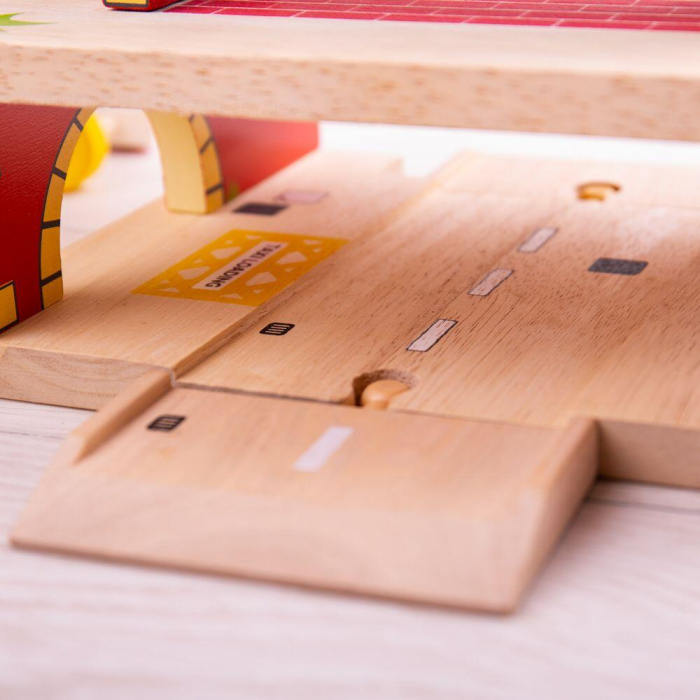 Statie supraterana, BIGJIGS Toys, 2-3 ani + [9]