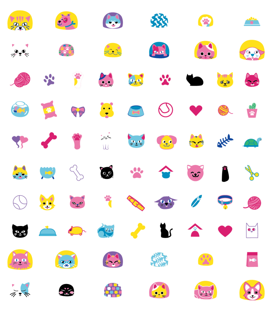 Stickere pentru unghii - Animale prietenoase [2]