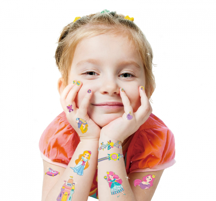 Stickere pentru unghii si tatuaje - Printesa, + 3 ani [2]