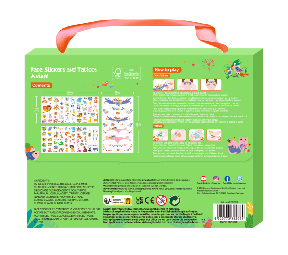 Stickere si tatuaje pentru fata - set parinte-copil - distractie in familie [7]