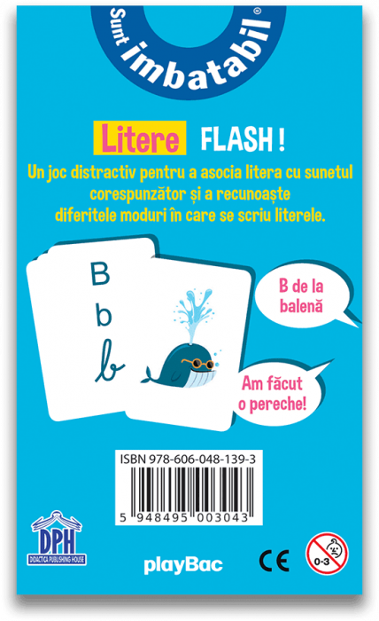 Sunt imbatabil: Litere flash!, DPH, 2-3 ani + [2]