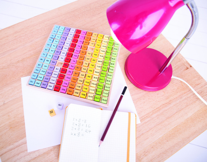 Tabla Inmultirii din lemn, BIGJIGS Toys, 2-3 ani + [6]