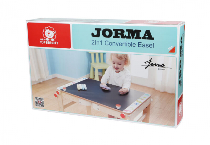Tabla magnetica 2 in 1 convertibila, Topbright, 2-3 ani + [5]