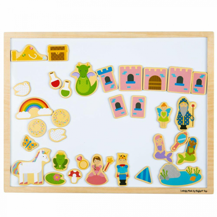 Tabla magnetica cu rama din lemn, BIGJIGS Toys, 2-3 ani + [3]