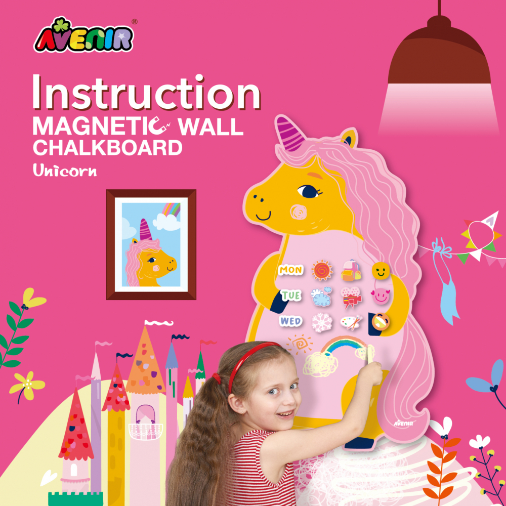 Tabla magnetica de perete-Unicorn [8]