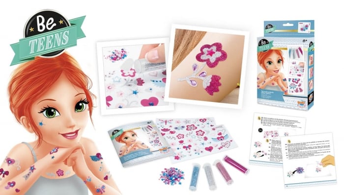 Tatuaje cu sclipici, BUKI France, 8-9 ani + [4]