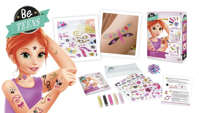 Tatuaje cu strasuri, BUKI France, 8-9 ani + [4]