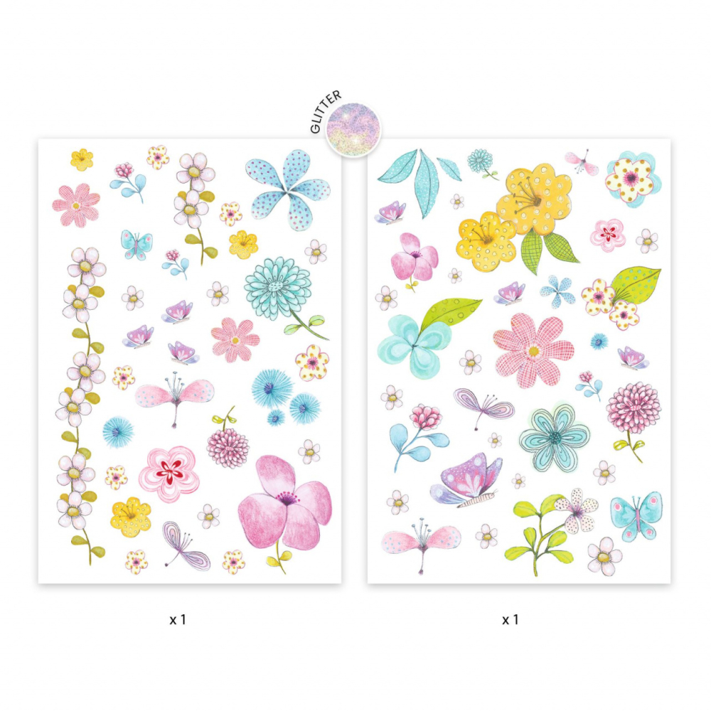 Tatuaje Djeco Flori, 2-3 ani + [3]