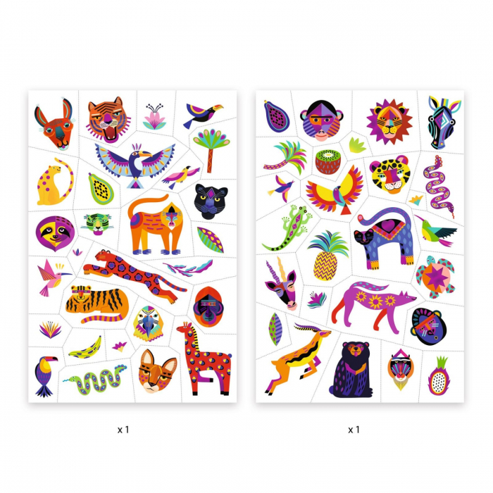 Tatuaje Djeco Frumusete salbatica, 4-5 ani + [2]