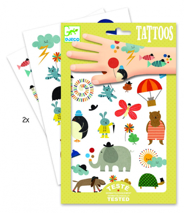 Tatuaje Djeco pentru copii, 2-3 ani + [2]