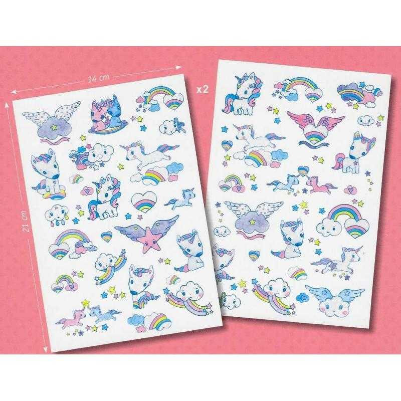 Tatuaje Djeco Unicorni, 2-3 ani + [2]