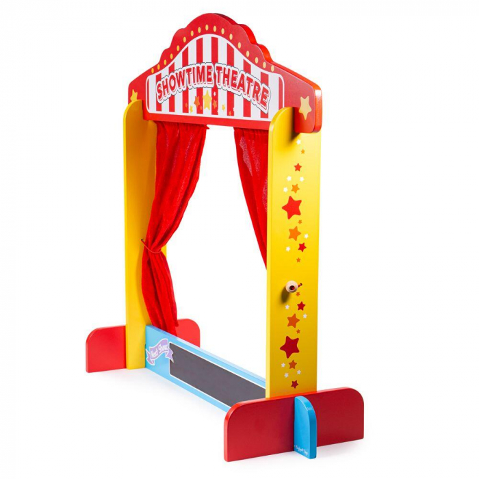 Teatru de papusi din lemn, BIGJIGS Toys, 2-3 ani + [3]