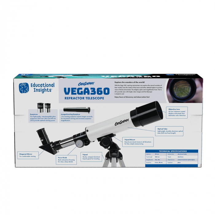 Telescop GeoSafari Vega 360, Educational Insights, 8-9 ani + [5]