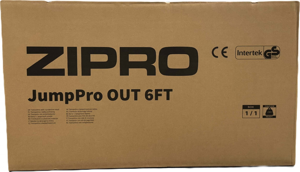 Trambulina copii 183 cm de exterior ZIPRO Jump Pro cu plasa de protectie externa [11]