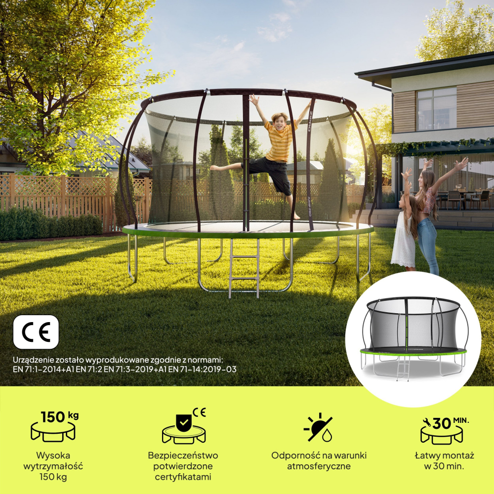 Trambulina copii 435 cm de exterior ZIPRO  Jump Pro Premium [2]
