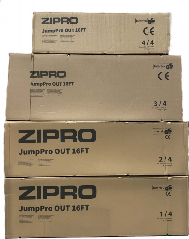 Trambulina copii 496 cm de exterior ZIPRO Jump Pro cu plasa de protectie externa [13]