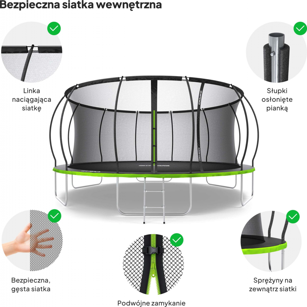 Trambulina copii 496 cm de exterior ZIPRO  Jump Pro Premium [6]