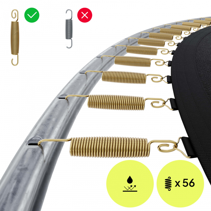 Trambulina copii 312 cm de exterior ZIPRO Jump Pro, cu plasa de protectie interna [6]