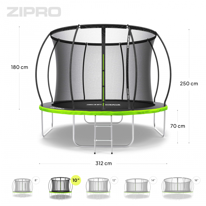 Trambulina copii 312 cm de exterior ZIPRO  Jump Pro Premium [2]